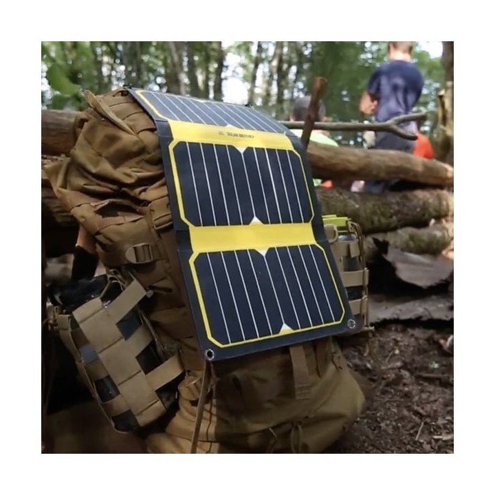 Caricatore solare ad alta efficienza - Robusto, pieghevole e impermeabile - SUNMOOVE 16W - Brother Solar