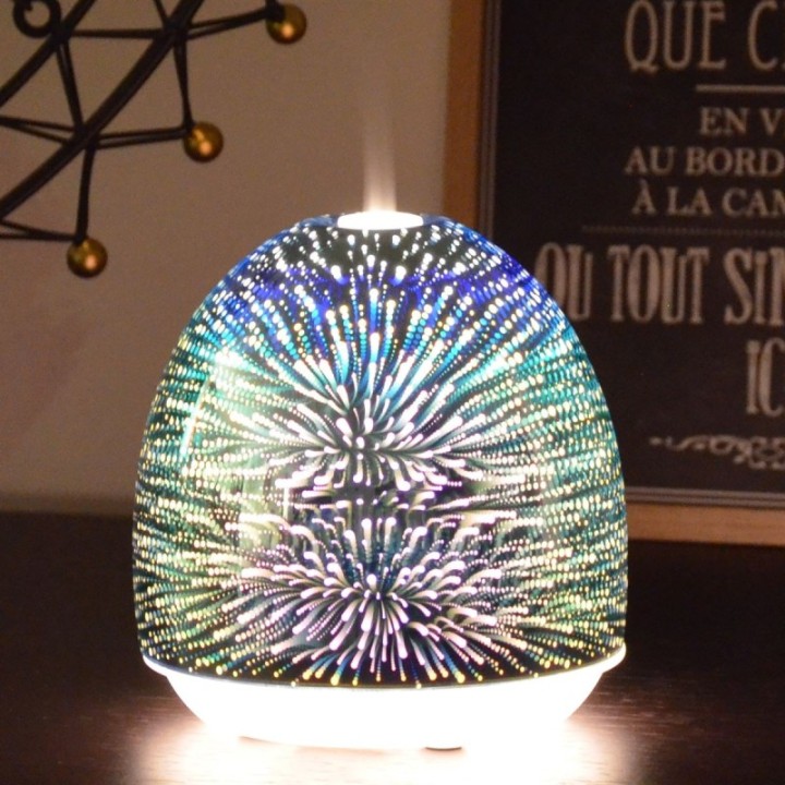Diffusore di oli essenziali, ultrasuoni con effetto 3D - FESTIVAL - ZEN'Arôme