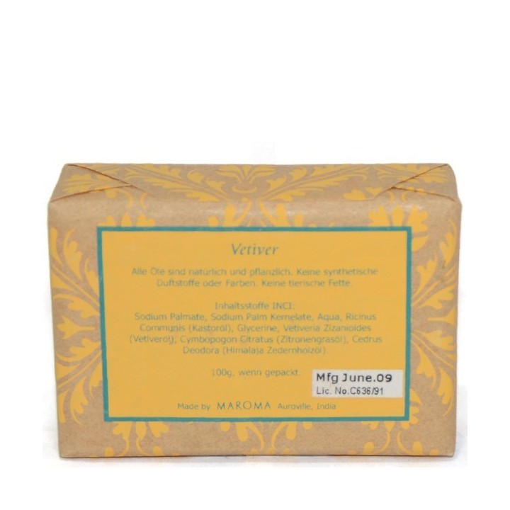 Sapone vetiver naturale - 100g - Maroma