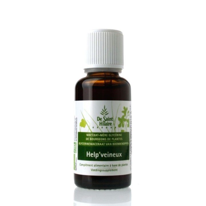 Complexe de macérat glycériné BIO de bourgeon, Help'Veineux - 30ml - Saint-Hilaire