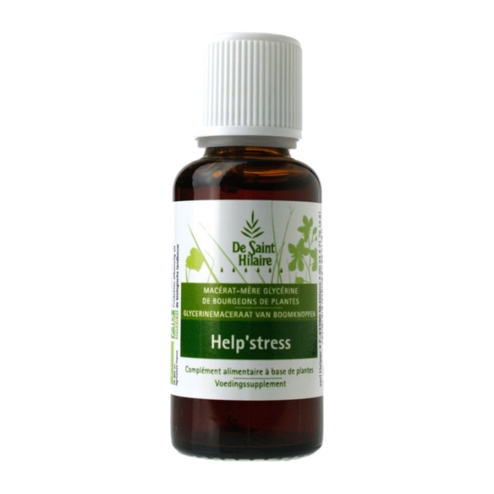 Complexe de macérat glycériné BIO de bourgeon, Help'Stress - 30ml - Saint-Hilaire