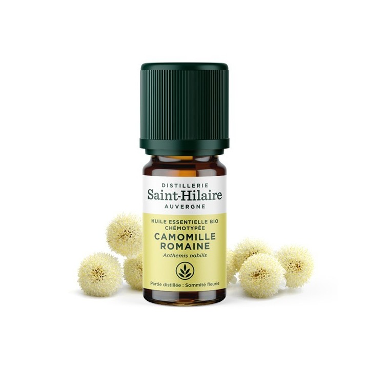 Huile essentielle BIO de Camomille Romaine - 5ml - De Saint Hilaire