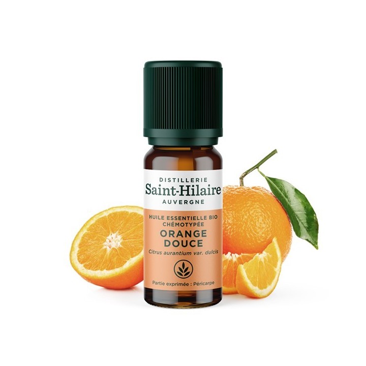 Huile essentielle BIO d'Orange Douce - 10ml - De Saint Hilaire