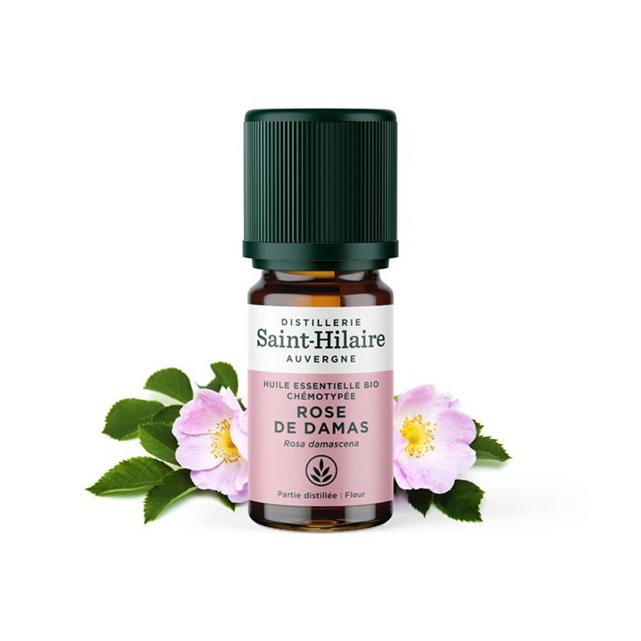 Olio essenziale (Biologico) di rosa di Damasco - 2ml - De Saint Hilaire