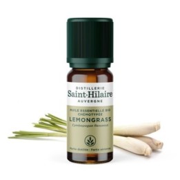 Huile essentielle BIO de Lemongrass - 10ml - De Saint Hilaire