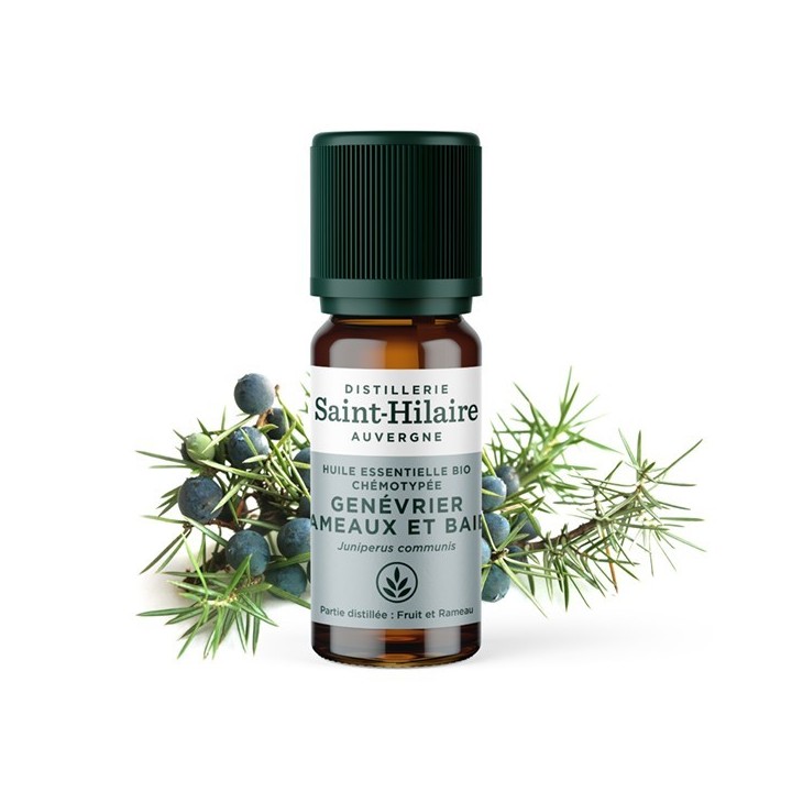 Huile essentielle BIO de Genévrier (Baies et Rameaux) - 10ml - De Saint Hilaire