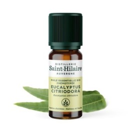 Olio essenziale (Biologico) di eucalipto limone - 10ml - De Saint Hilaire