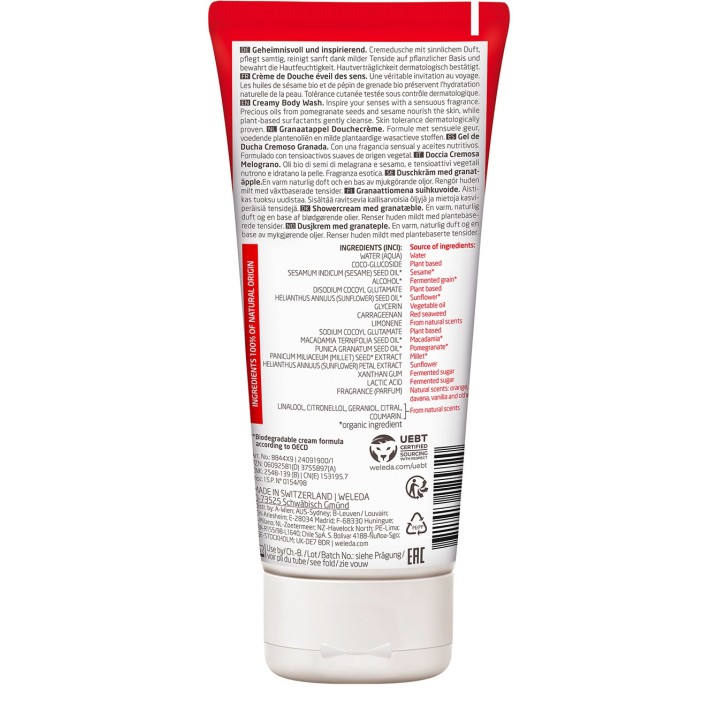 Doccia Cremosa al Melograno - 200ml - Weleda