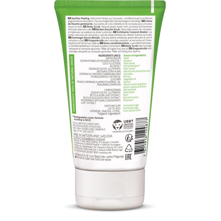 Birke Douche-Peeling - 150ml - Weleda