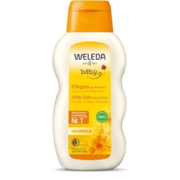 Calendula Pflegeöl parfümfrei, Baby  - 200ml - Weleda