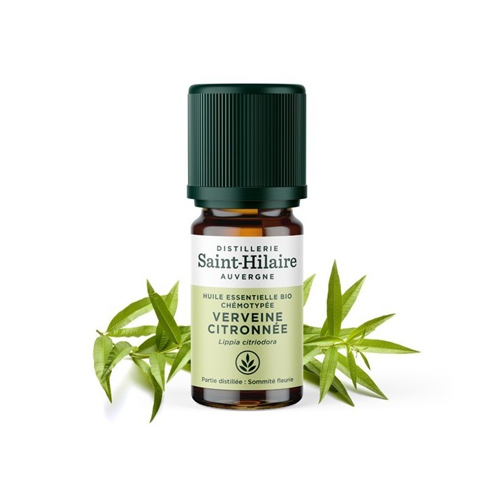 Huile essentielle BIO de Verveine citronnée - 2ml - De Saint Hilaire