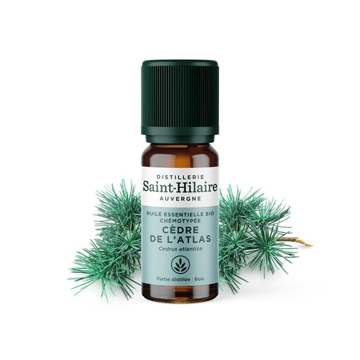 Huile essentielle BIO de bois de Cèdre  - 10ml - De Saint Hilaire
