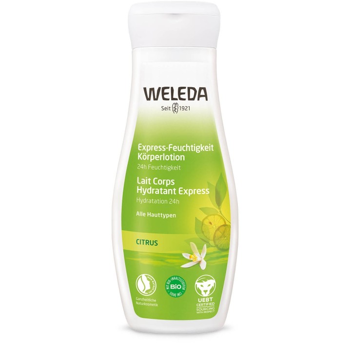 Latte per il corpo idratante espresso agli agrumi - 200ml - Weleda