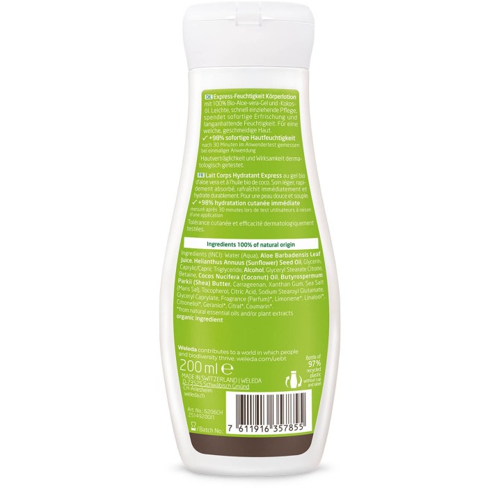 Latte per il corpo idratante espresso agli agrumi - 200ml - Weleda