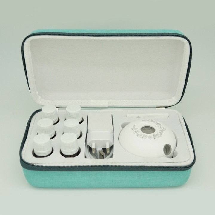Diffusore di olio essenziale nomade ultra-bollente con custodia da viaggio, TORELIA - Innobiz