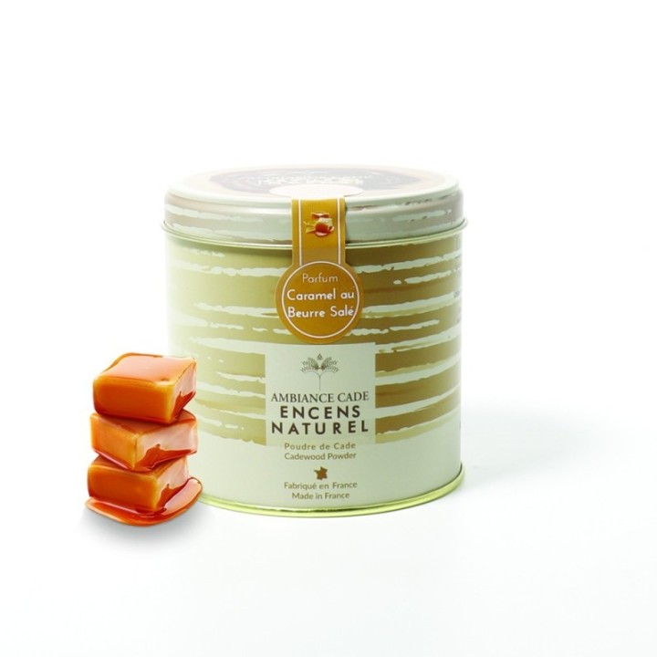 Polvere di Legno di Cade con Caramello e Burro Salato (Incenso Naturale) - 90gr - Ambiance Cade