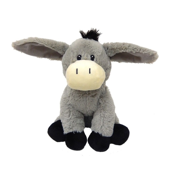 Riscaldamento peluche di grano da riscaldare nel microonde - Asino - Pelucho (L'artisan du bien-être)