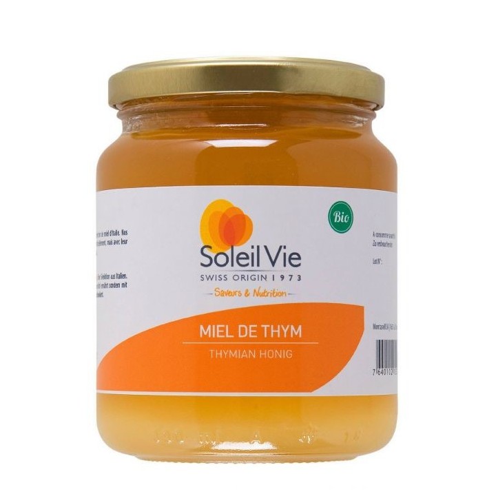 Miel de Thym Bio d'Italie - 500g - Soleil Vie
