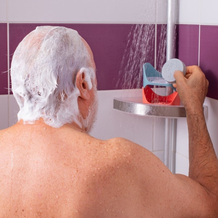 Shampoo solido per capelli bianchi con oli essenziali - polvere di indaco - 70g - Lamazuna