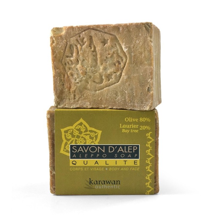 Sapone di Aleppo "Qualità" (20% di alloro) - 200g - Karawan