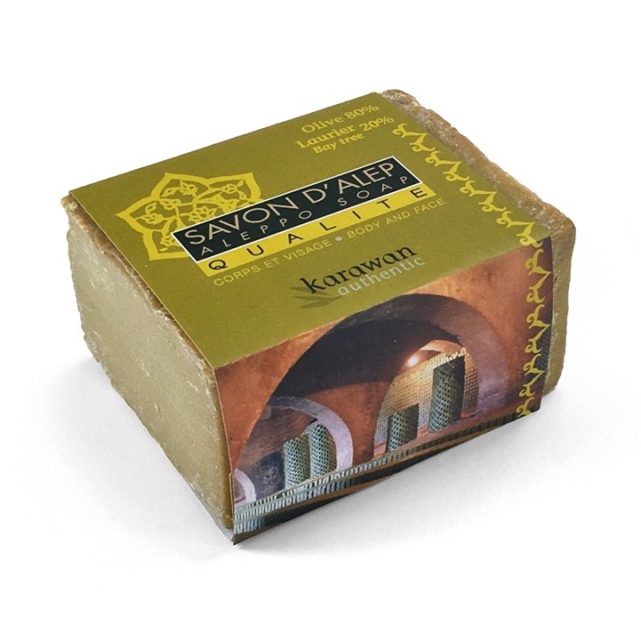 Sapone di Aleppo "Qualità" (20% di alloro) - 200g - Karawan