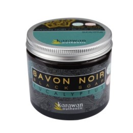 Savon noir cosmétique Bio en pâte "Pure olive & Eucalyptus" - 200g - Karawan