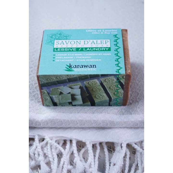 Detergente ecologico con sapone di Aleppo - 200g - Karawan