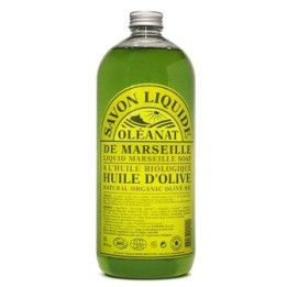 Savon de Marseille liquide à l'huile d'olive BIO - 1 Litre - Oléanat