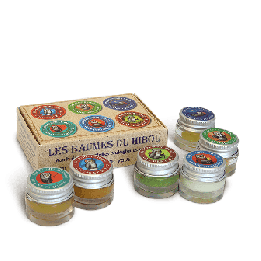 Reiseset, 6 Massagebalsame - 6x 7ml - Les Baumes du Hibou