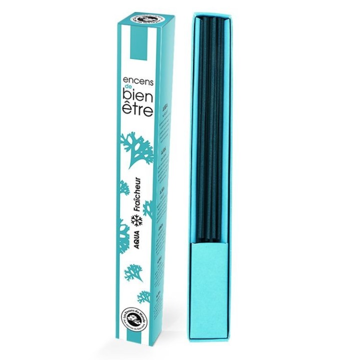 Incenso giapponese, Aromambiance, Profumo e deodorante - Aqua - 30pces - Les Encens du Monde