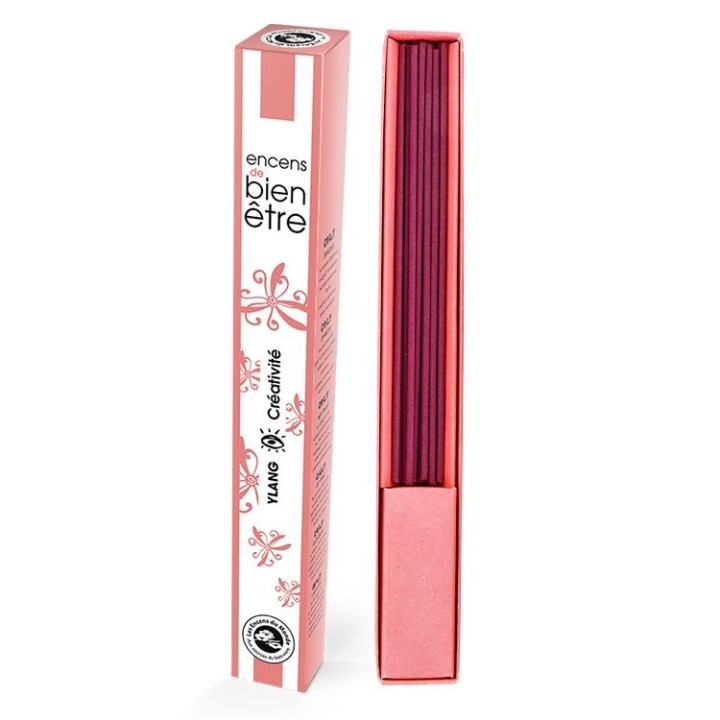 Encens japonais, Aromambiance, Parfum et désodorise - Ylang - 30pces - Les Encens du Monde