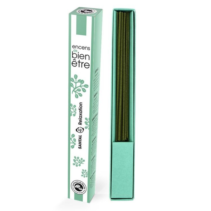 Incenso giapponese, Aromambiance, Profumo e deodorante - Sandalo - 30pces - Les Encens du Monde