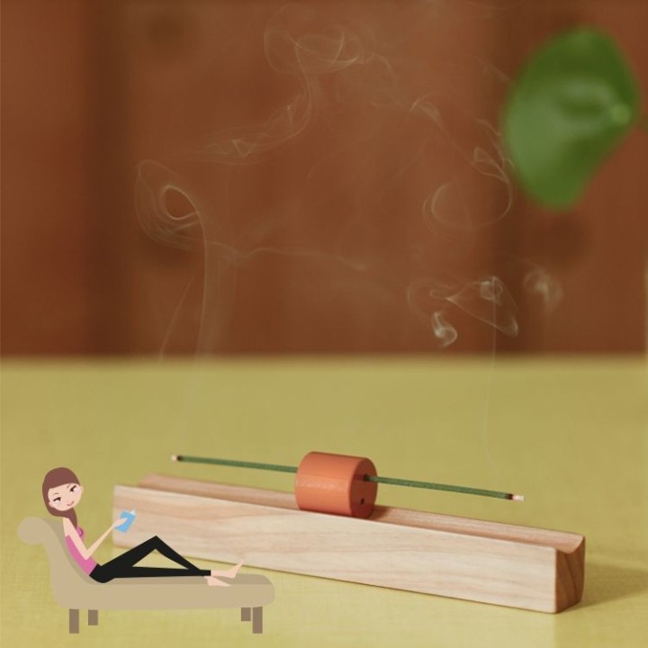 Incenso giapponese, Aromambiance, Profumo e deodorante - Sandalo - 30pces - Les Encens du Monde
