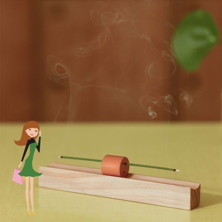 Encens japonais, Aromambiance, Parfum et désodorise - Thé vert - 30pces - Les Encens du Monde