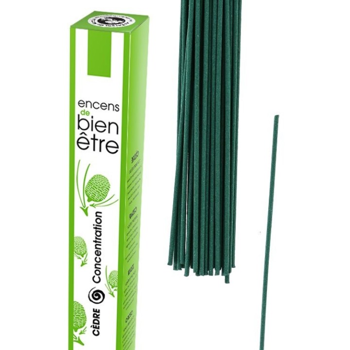 Incenso giapponese, Aromambiance, Profumo e deodorante - Cedro - 30pces - Les Encens du Monde