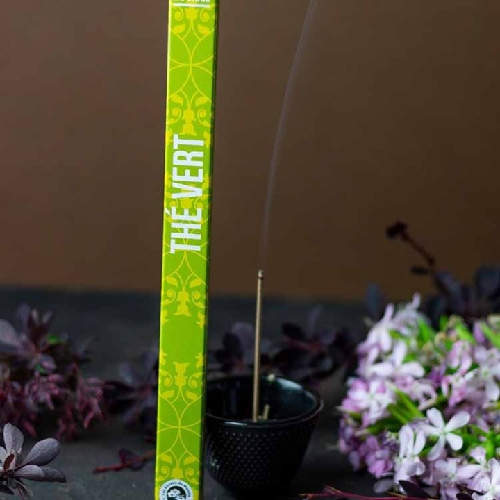 Encens japonais "Découverte", la qualité à petit prix, Thé vert - 12x 50min. - Les Encens du monde