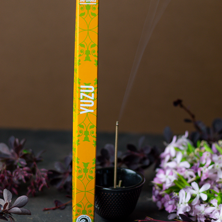 Encens japonais "Découverte", la qualité à petit prix, Yuzu - 12x 50min. - Les Encens du monde