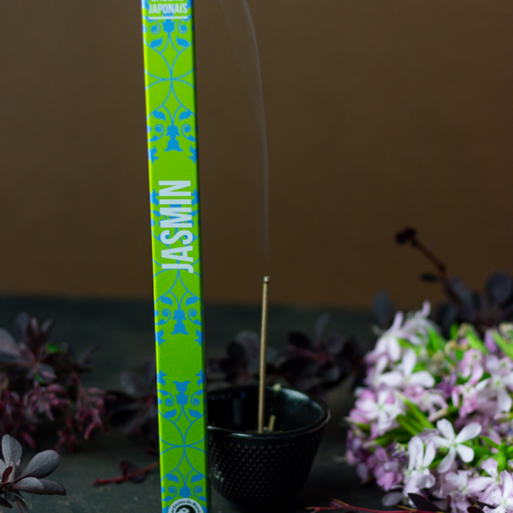 Encens japonais "Découverte", la qualité à petit prix, Jasmin - 12x 50min. - Les Encens du monde