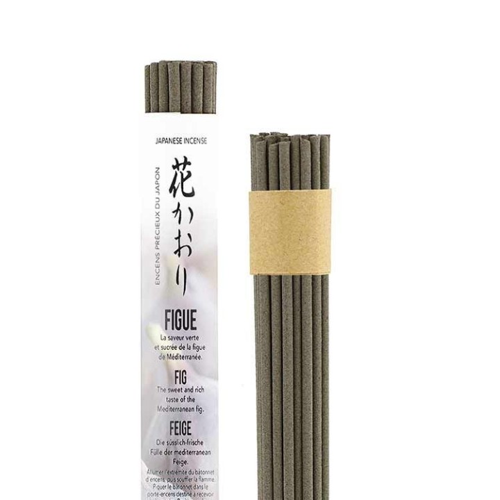 Rotoli corti d'incenso giapponese, Fico - 35x 30 min. - Les encens du monde