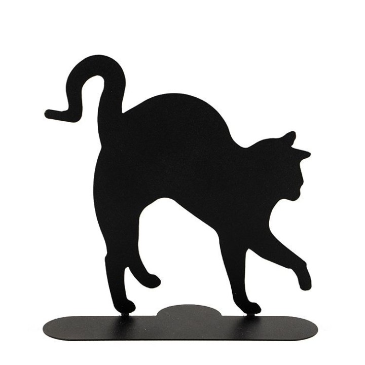 Porta incenso a spirale in ferro, Gatto Nero - Les encens du monde