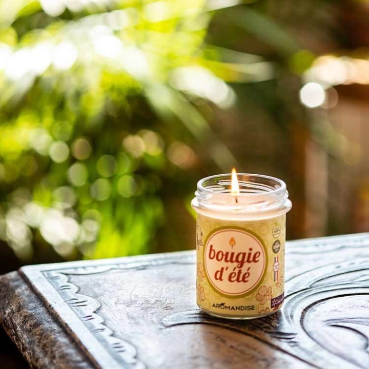 Candela estiva in cera di soia 100% naturale - 150g - Aromandise