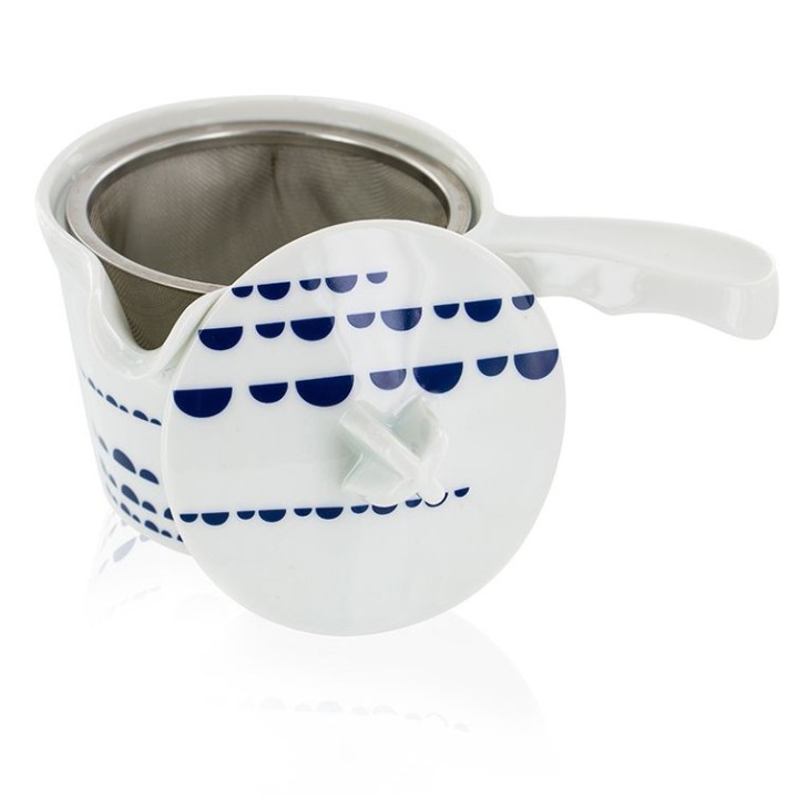 Théière en porcelaine, KYOTO, avec filtre inox - 0,25 litre - Aromandise