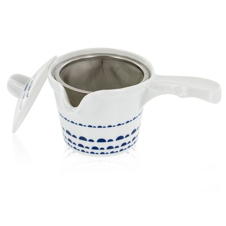 Teekanne aus Porzellan, KYOTO, mit Edelstahlfilter - 0,25 Liter - Aromandise