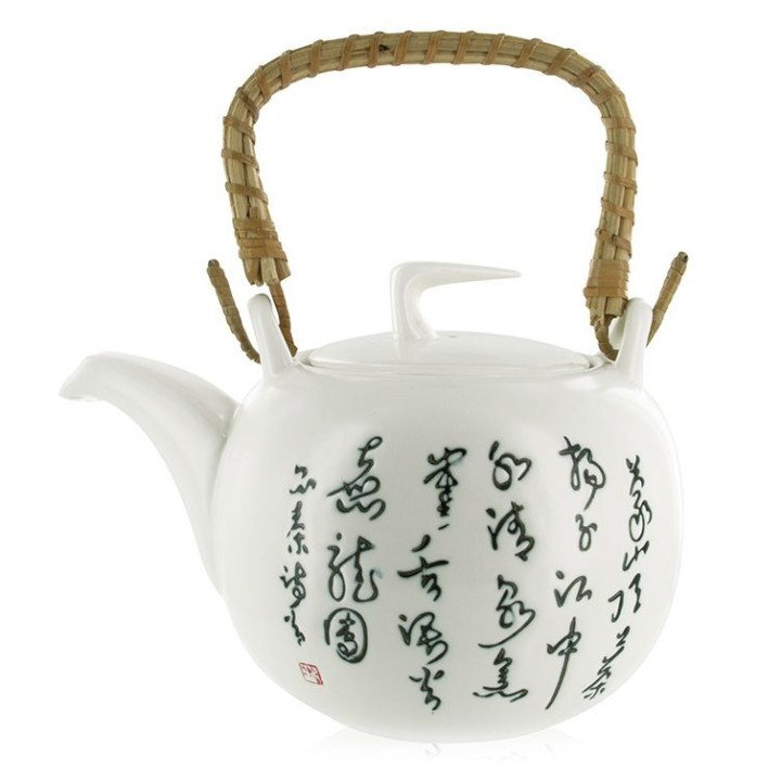 Teekanne Jiangxi aus traditionellem Steingut, mit Edelstahlfilter - 1 Liter - Aromandise