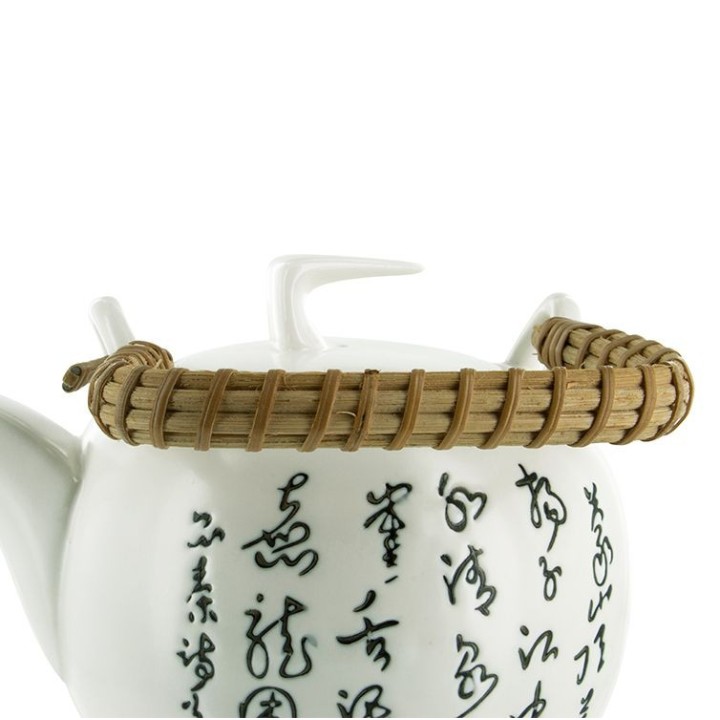 Teekanne Jiangxi aus traditionellem Steingut, mit Edelstahlfilter - 1 Liter - Aromandise