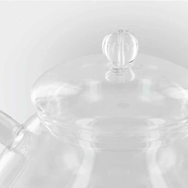 Teekanne MINI aus Borosilikatglas mit integriertem Edelstahlfilter - 0,32 L - Aromandise