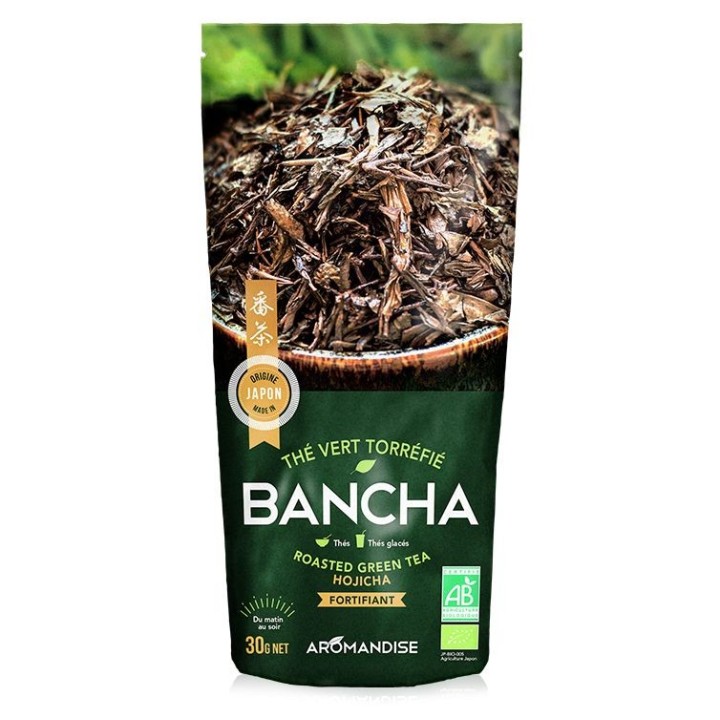 Hojicha Bancha gerösteter japanischer BIO Grüntee - 30g - Aromandise