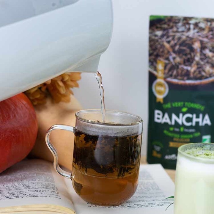 Hojicha Bancha gerösteter japanischer BIO Grüntee - 30g - Aromandise