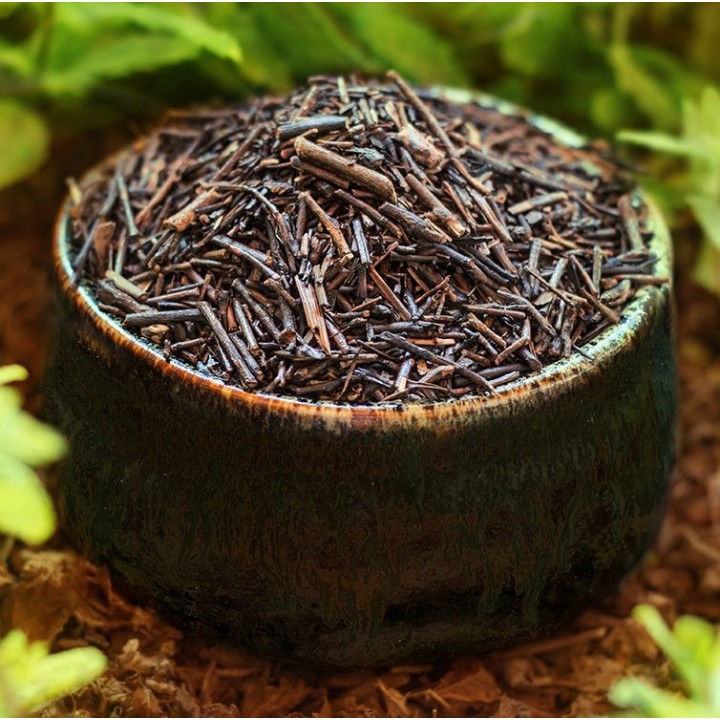 Thé vert BIO Japonais torréfiées de Kukicha d'Hojicha - 80g - Aromandise