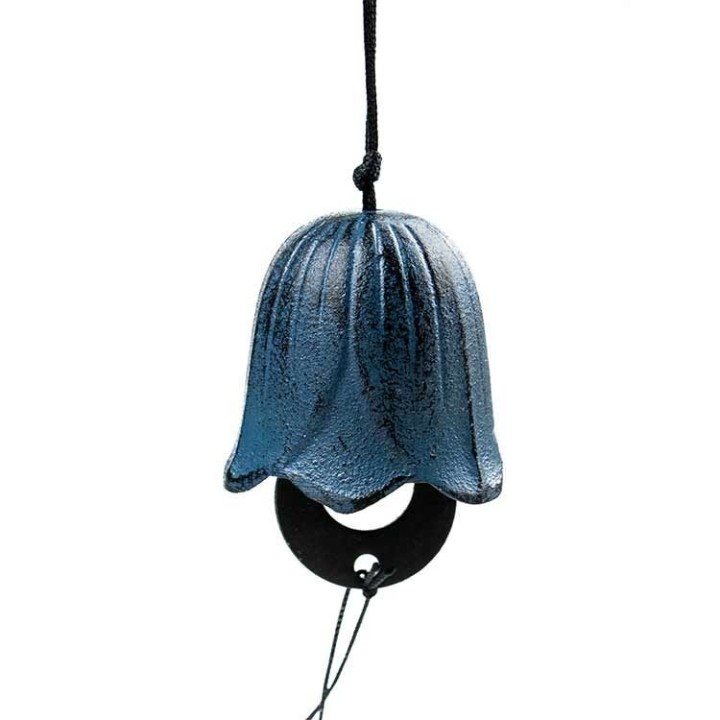 Giocattolo a vento in ghisa (Furin), Mughetto - blu - 1 pezzo - Aromandise
